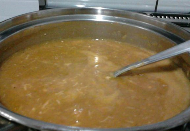 sopa de feijão