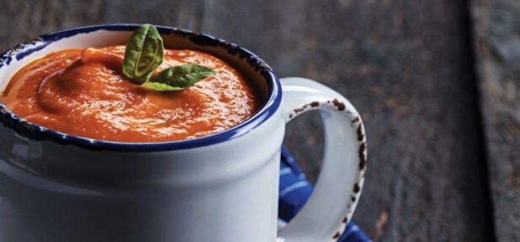 sopa de tomate com batata-doce