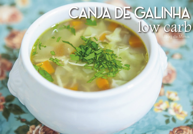 canja de galinha low carb