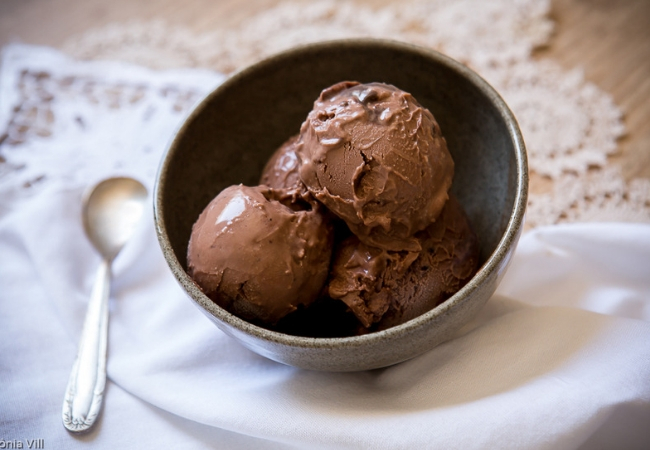 fazer sorvete caseiro brigadeiro