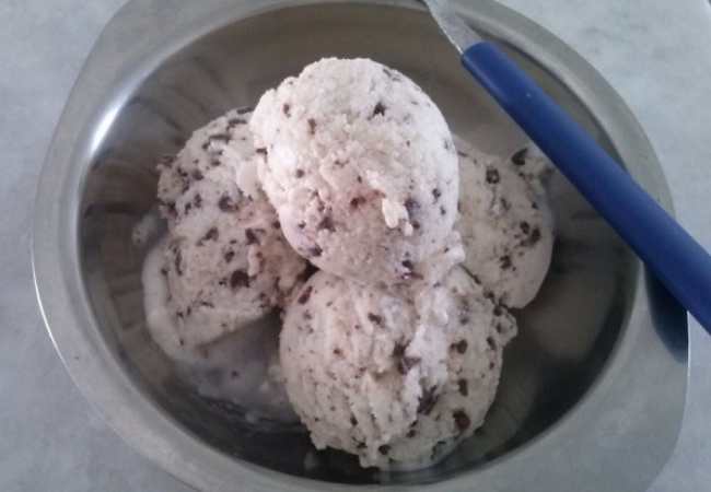 fazer sorvete caseiro flocos
