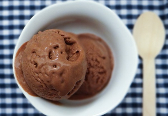 sorvete de chocolate sem leite condensado