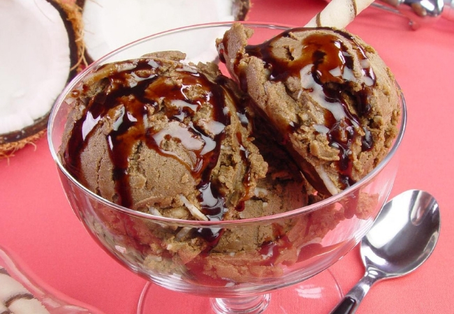 receita sorvete de gelatina coco