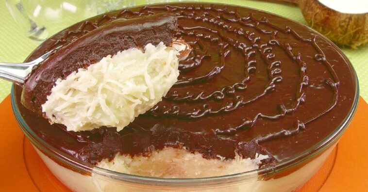 sorvete de prestígio na travessa