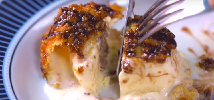 receita sorvete frito recheado