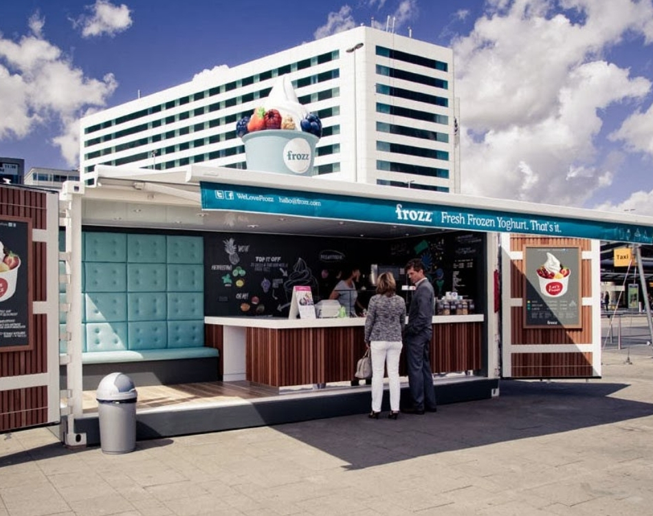 modelo sorveteria container