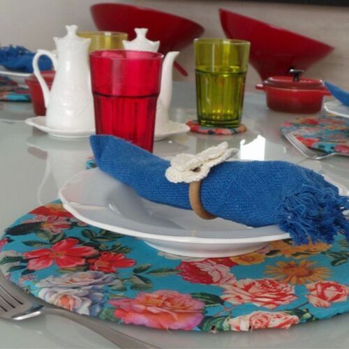 sousplat de papelão