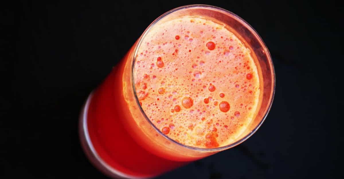 suco de cenoura com gengibre