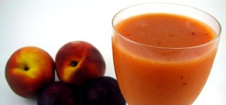 receita de suco de ameixa e pêssego