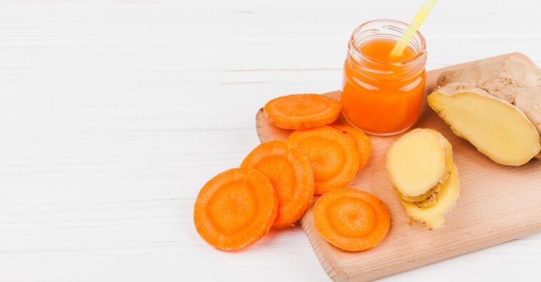 suco de cenoura gengibre e cúrcuma para imunidade