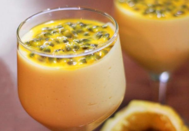 receita suco de maracujá com leite condensado