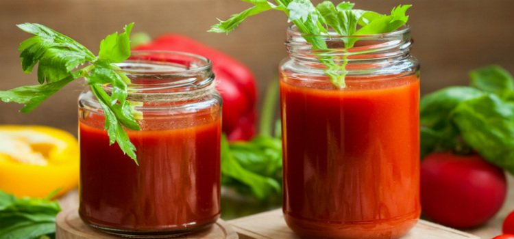suco de tomate e pimenta