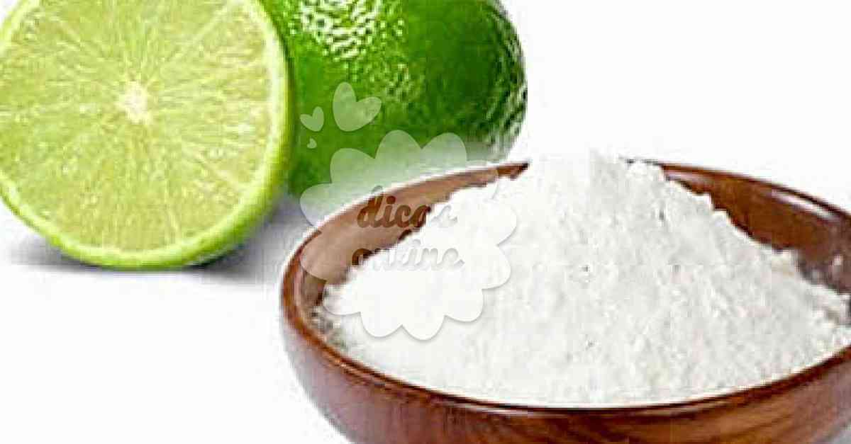 Bicarbonato com suco de limão