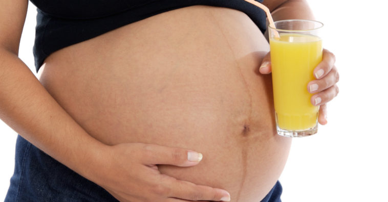 sucos para grávidas