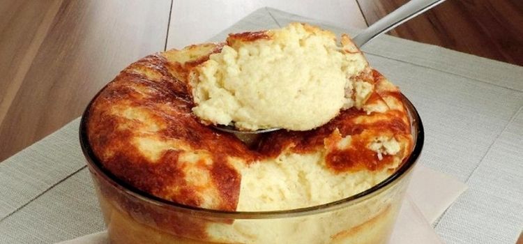 suflê de mandioca simples