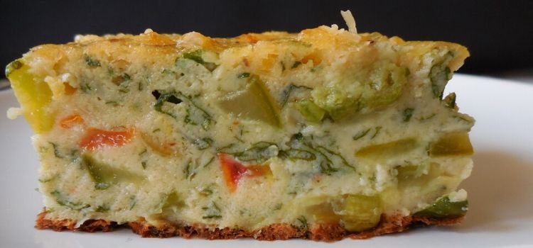 torta de espinafre com abobrinha
