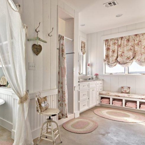 modelo tapete de crochê oval banheiro