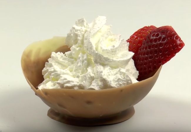 taça de chocolate balão