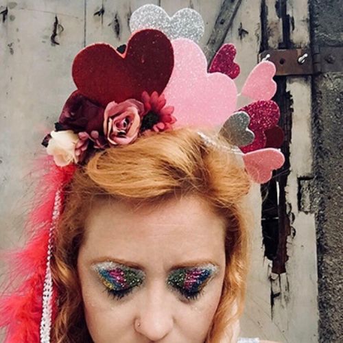 tiaras para o carnaval corações