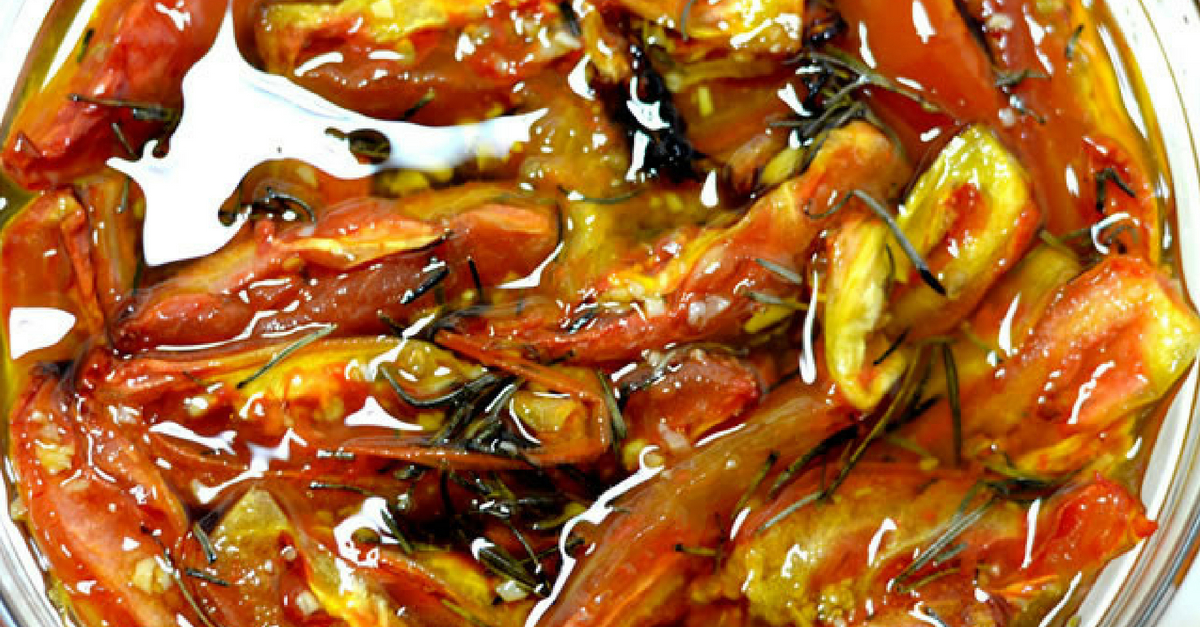 receita de tomate confit italiano