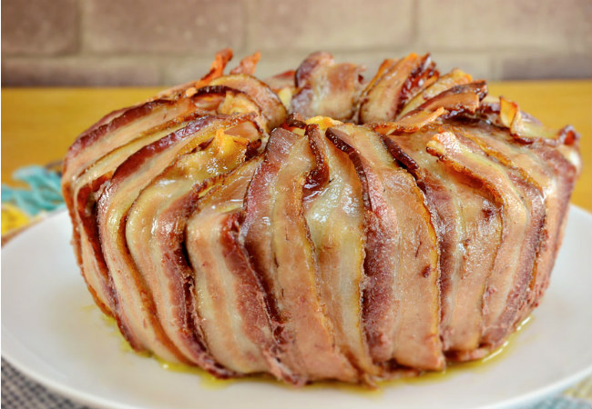 torta de batata com bacon
