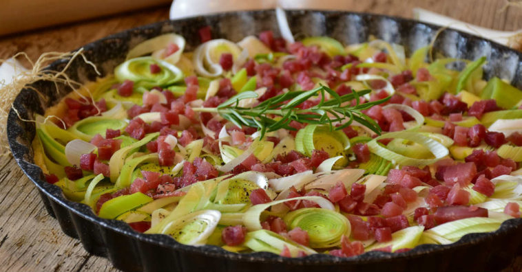 torta de batata com bacon