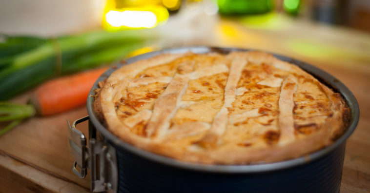 torta de frango com catupiry