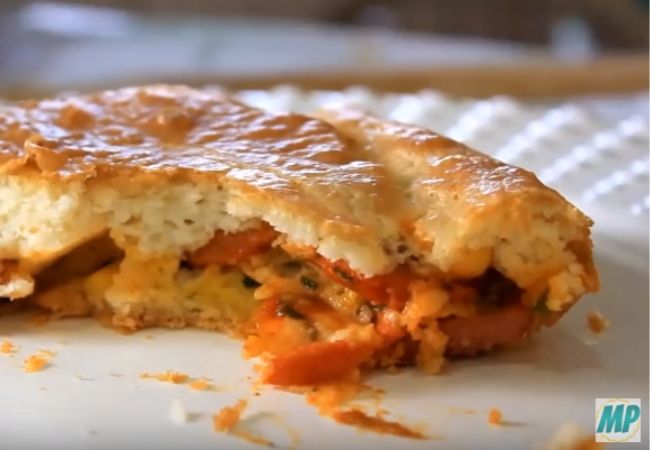 fazer torta de salsicha de liquidificador rápida