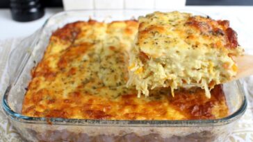 torta de tapioca com frango