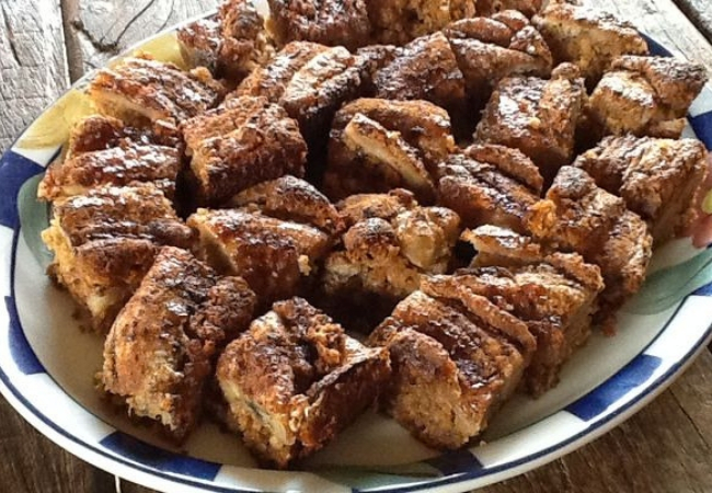 torta especial de banana