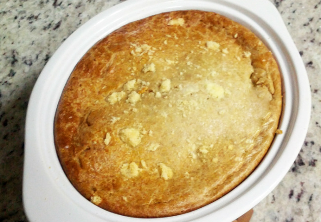 torta salgada com aveia