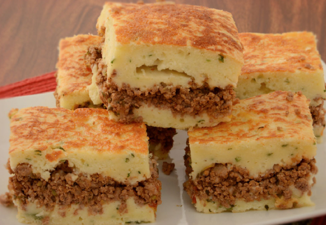 receita de torta salgada de carne e bacon