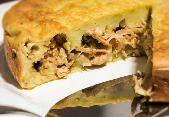 receita de torta salgada de frango com batata