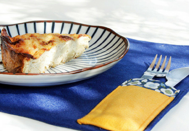 receita de torta salgada de frango com couve-flor