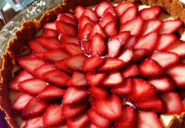 tortas doces de morango