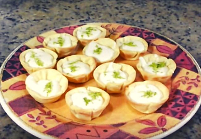 receitas com massa de pastel tortinha de limão