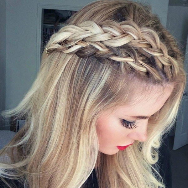 modelo tranças franja