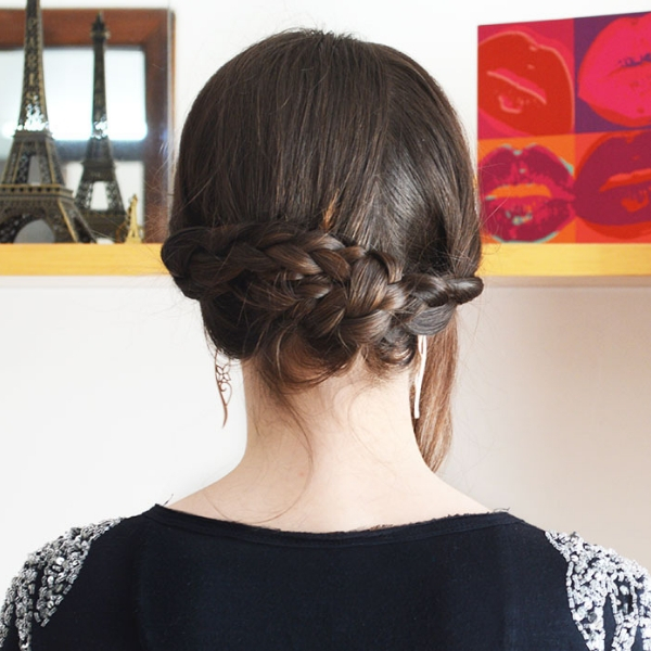 modelo tranças preso baixo