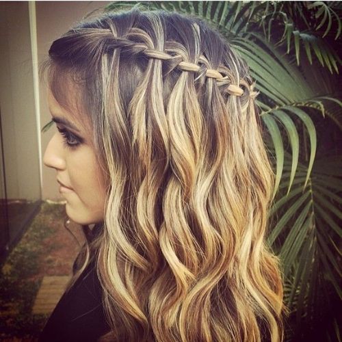 trança cascata lateral básica