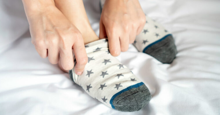 truque da meia invisível