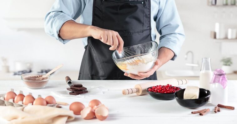 truque para bolo crescer