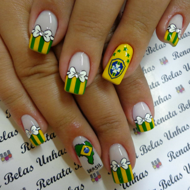 ideia de unhas para copa anelares solitários