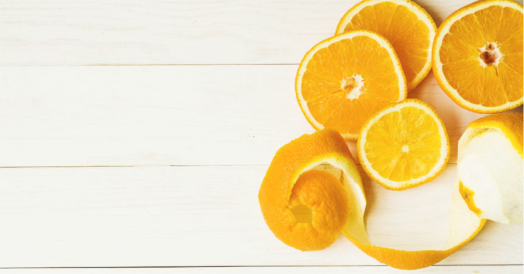 usos da casca de laranja