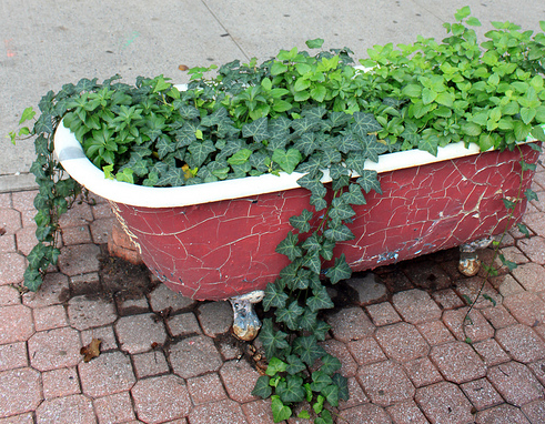vaso de flor reciclado