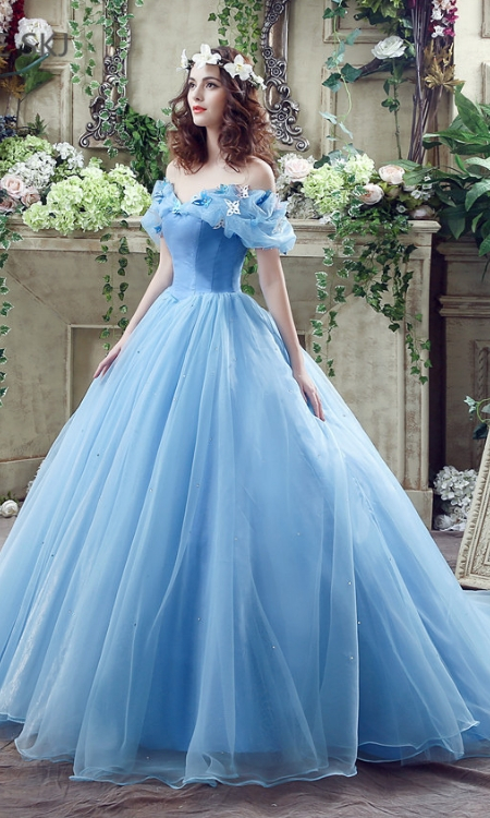 modelo vestido quinze anos clássico azul