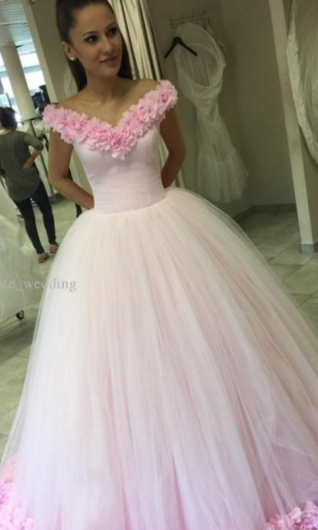 modelo vestido quinze anos clássico rosa