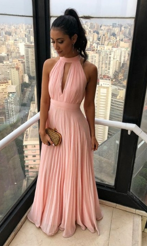 modelo vestidos de formatura convidada rosa
