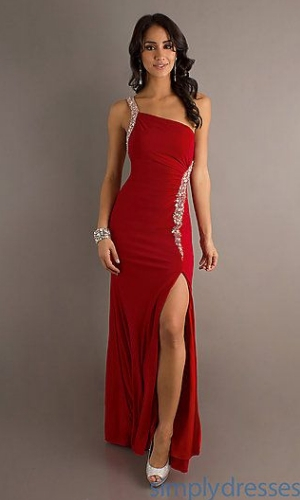 modelo vestidos de formatura longo vermelho