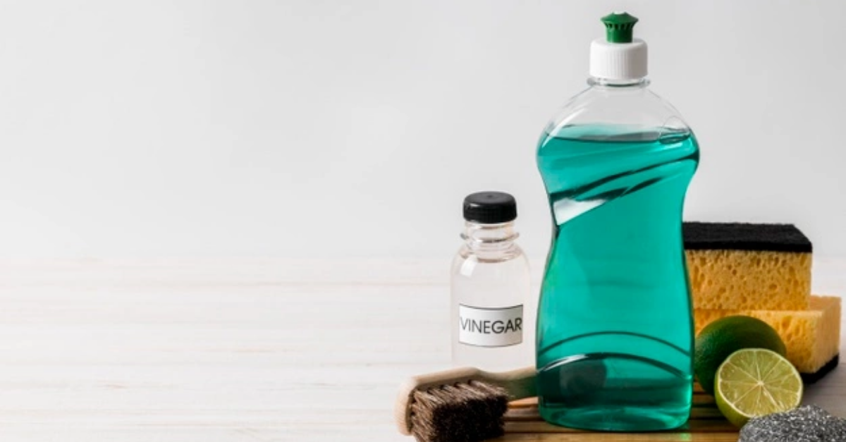 Lavar louça com vinagre