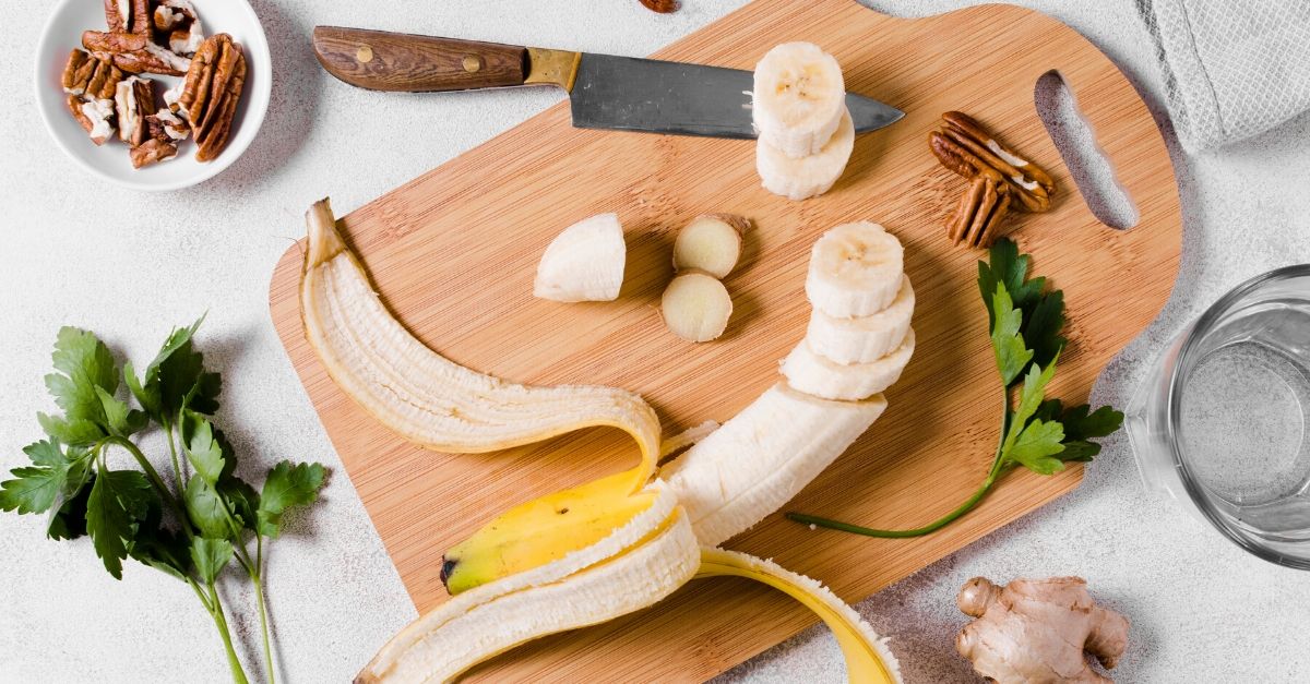 vitamina de banana e gengibre